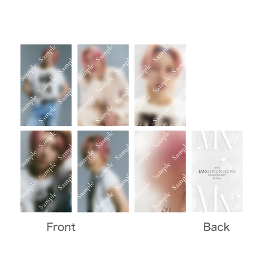 フォトカード(6枚入り)【2025 JANG HYUN SEUNG FANCONCERT】~MY~ 公式グッズ