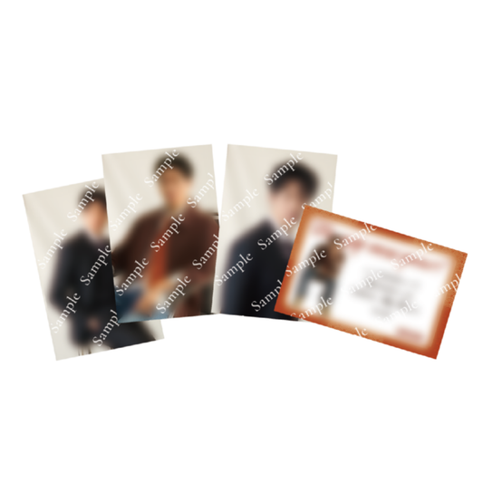 【送料込】チ・ヒョヌ ポストカードセット(4枚入)【2026 JI HYUN WOO FANCONCERT】